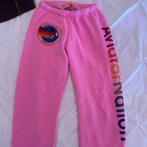 Aviator Nation Pink Sweatpants